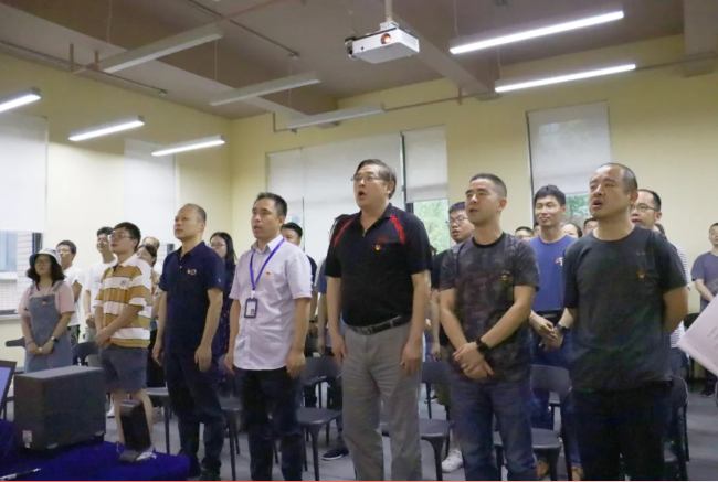 长沙北斗研究院举行庆祝建党100周年主题运动